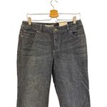 Chico's Ultimate Fit Short Boot Leg Jeans Size 1 Dark Vintage Wash Photo 4