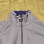Tuff Athletics  szXS lavender zip front high neck lightweight jacket thumb holes Photo 2