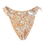 Everlane NWT Swim Bikini Bottoms Nyle Thigh High Pearl Floral XL Photo 2