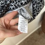 Jules & Leopold  Floral Black and White Stretch Pull On Mini Short Pencil Skirt Photo 4