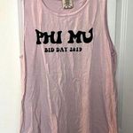 Comfort Colors Purplish Pink Phi Mu Bid Day 2019  Tank Top Size: M Photo 0