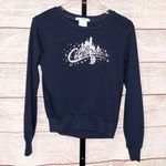 Disney  Parks Navy Diamond Celebration 60 Years Embellished Sweatshirt Size XS Photo 0
