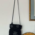 Vintage black hand beaded hono bucket purse Photo 6