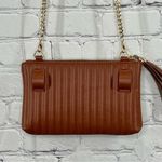 None Brown Faux Leather Chain Tassel Crossbody Bag Photo 2