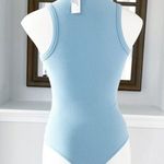 Drew Anthropologie’s Thong Bodysuit Ribbed V-Neck Top Size S NWT $136.00 Photo 1
