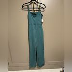 Free People movement NWT JADE GREEN wide leg jumpsuit XL Photo 2