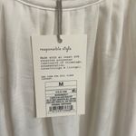 A New Day ✨ Women's Balloon Long Sleeve Femme Popover Cream Sz Medium Shirt✨ Photo 7