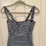 Free People  Lucinda Midi Dress in Indigo Combo Photo 2