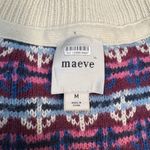 Anthropologie Maeve V-Neck Cropped Long Sleeve Sweater Size M Photo 3