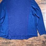 Sahalie • Your Best Bet lightweight sweater blue pullover linen cotton knit Size 1X Photo 10