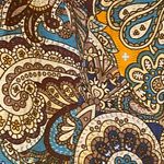 Current Air  Paisley Print Blouse with Puff Sleeves -  Women's Small Boho Rayon Photo 7