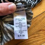 Ella Moss Anthropologie  EUC Womens Black Sleeveless Chevron Print Jumpsuit Small Photo 5