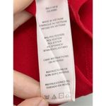 Michael Kors  Red Shirt Ladies Size Small Ruched Pullover Short Sleeve Logo‎ Photo 6