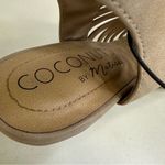 Coconuts by Matisse  Tan Caged Faux Leather Heeled Bootie Sandals Shoes Womens 7 Photo 3