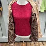 Dennis Basso MICROFIBER Mid-LENGTH JACKET WITH LEOPARD PRINT LINING
SIZE Medium Photo 1