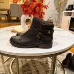 Natural Soul  Black Ankle Boots with Buckle Detail Photo 1