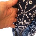 Handmade 70’s Nautical Maxi Dress Sz 10 Empire Waist Belted Wide Collar Pockets Photo 6