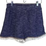 Hem & Thread  shorts knit fray embroidered trim at hem‎ small NEW boho hippie Photo 0