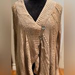 Free People  HemingWay Waterfall Drape Oversized Knit Cardigan Sweater Size Small Photo 7