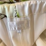 Mikael aghal romantic abstract garden silk cocktail flutter Sleeve Mini dress White Size 4 Photo 13