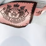 Juicy Couture Terry Cloth Y2K 2000s Zip Up Jacket Hoodie Top Blue Medium Logo Photo 7