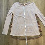 Dylan NWOT  Grey Thermal Multicolor Back Long Sleeve Top Women’s Size Large Photo 5