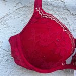 PINK - Victoria's Secret 32A Victoria secret dream girls push-up red Lacey gold trim bra Photo 1