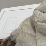 The North Face  Beige Cream Long Down 550 Puffer Jacket (Flaws) Photo 8