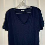Zenana Outfitters Navy Blue V Neck Short Sleeve Tee size 2X Photo 5