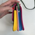 Vera Pelle Leather Crossbody Bag Saddle Bag Italian Leather Small Purse Travel Purple Photo 4