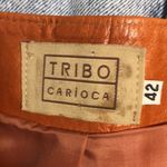 Tribo Carioca brown mini skirt with belt size 26 Photo 8