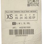 ZARA NWT Faux Leather Shorts Womens XS Black High Rise Belted Vegan Streetwear Photo 3