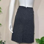 Tahari Black Gray Tweed Pencil Skirt Photo 5