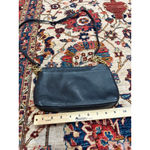 Coach  Black Pebbled Leather Turnlock Crossbody Shoulder Bag Brass Chain Photo 6