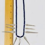 Sterling Silver MMA , lapis lazuli Egyptian revival necklace, 33.6g Photo 5