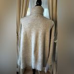 Topshop  knit exposed seam turtleneck oversized relaxed sweater Photo 3