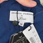 J.Crew NWT $130  Blue Drop Waist Poplin Knee Length Ballet Neck Dress XS Photo 8