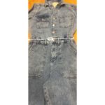 Universal Threads Universal Thread Women's Long Sleeve Utility Baggy Denim Jumpsuit - 4 NWT Photo 5