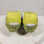 Lacoste Womens Vito Driving Shoe 9 Green White Leather Suede Hook & Loop Sneaker Photo 11