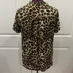 New York And Company Cheetah Button Down Size Large Photo 6