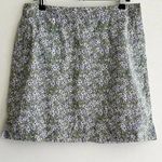 American Eagle Outfitters Stretch Floral Mini Skirt, Purple and Green, Size 4 Photo 1
