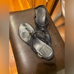 Tory Burch Leather Wedge Slingback Sandals  Size 7.5-8 Photo 9