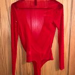 Windsor Red Sparkly Bodysuit Photo 1