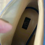 G.I.L.I. Peep Toe Bungee Front Ankle Booties Kaarina Denim Blue High Heels 8.5 Photo 6