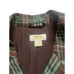 Anthropologie  jacket blazer by Maeve plaid sz 10 Photo 3