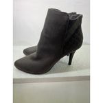 dexflex comfort  Quilted Faux Suede Stiletto Heel Ankle Boots Women's Gray 8.5 Photo 2