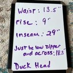 Duck head Vintage  Boot Cut Jeans Petite Stretch Womens 4P Photo 13