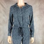 Skies Are Blue Roll-up Sleeve Casual Slim Jumpsuit NEW SMALL Photo 3