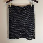Elie Tahari Ellie Tahari Women'sĀ Black Intricate Perforated Outer Mini Pencilā Skirt Sizeā4 Photo 1