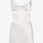 Steele Corset Slip Dress White Photo 1